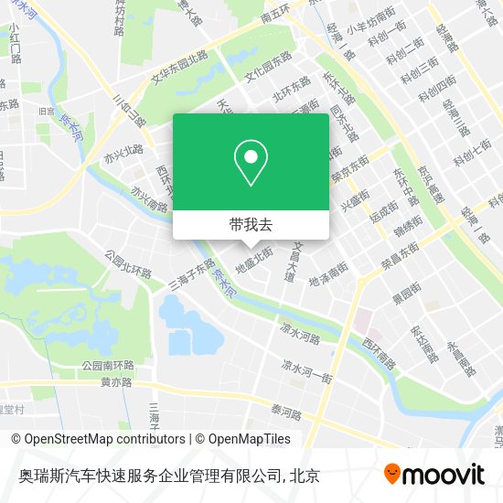 奥瑞斯汽车快速服务企业管理有限公司地图