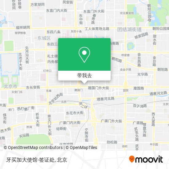 牙买加大使馆-签证处地图