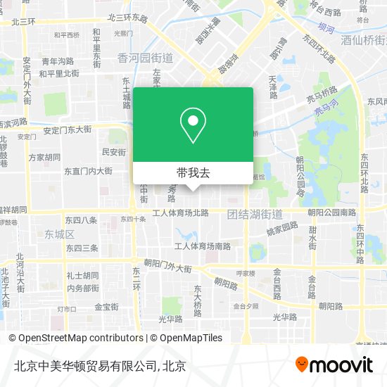 北京中美华顿贸易有限公司地图