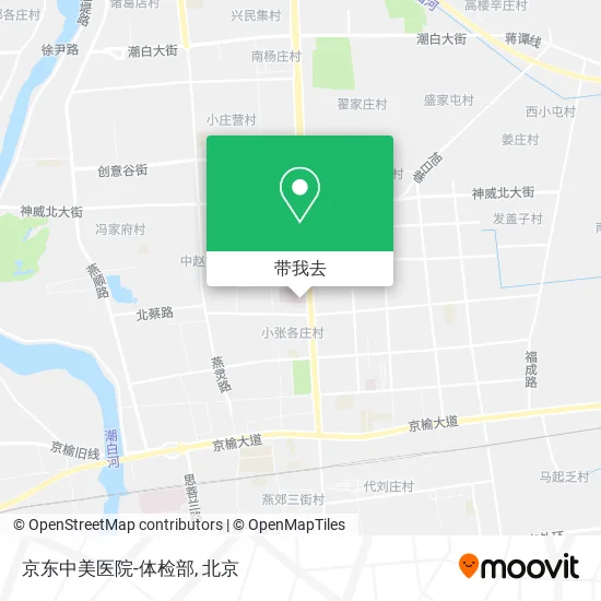 京东中美医院-体检部地图