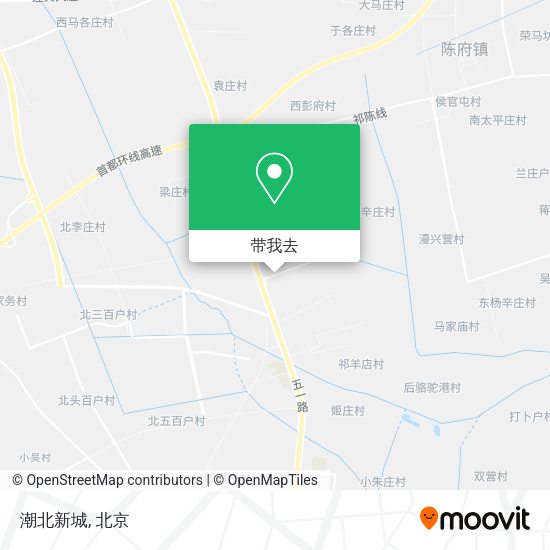 潮北新城地图