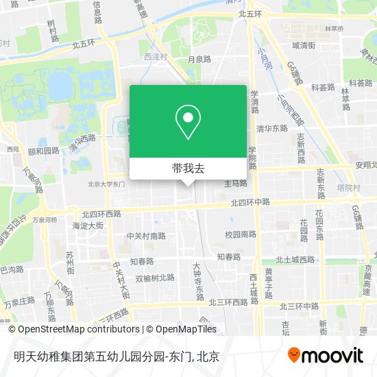 明天幼稚集团第五幼儿园分园-东门地图