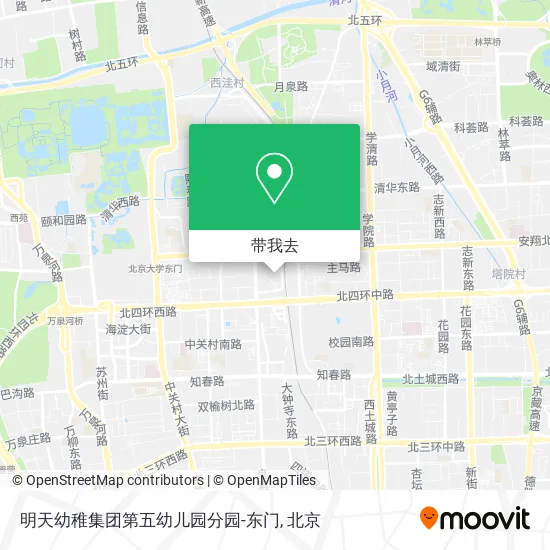 明天幼稚集团第五幼儿园分园-东门地图