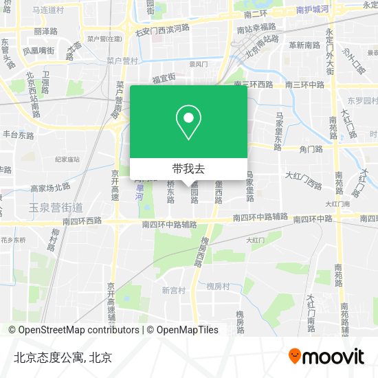 北京态度公寓地图