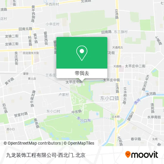 九龙装饰工程有限公司-西北门地图