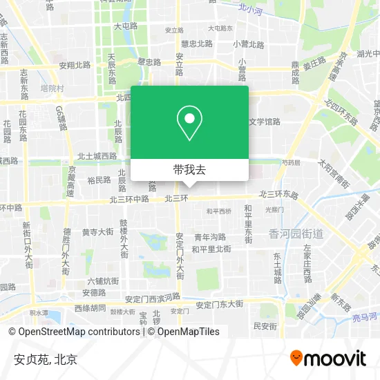 安贞苑地图