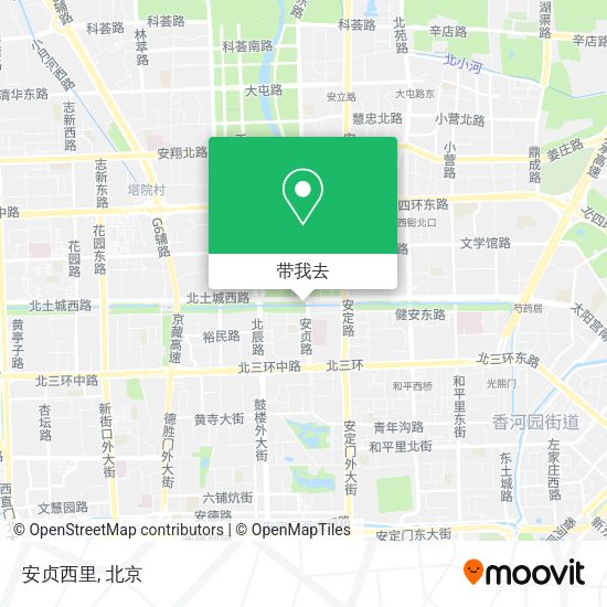 安贞西里地图
