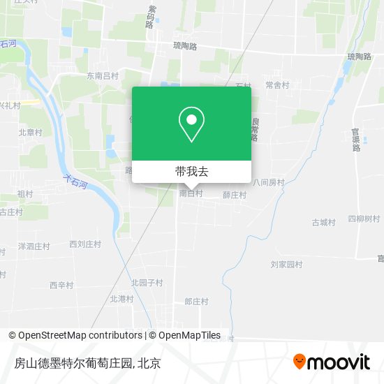 房山德墨特尔葡萄庄园地图