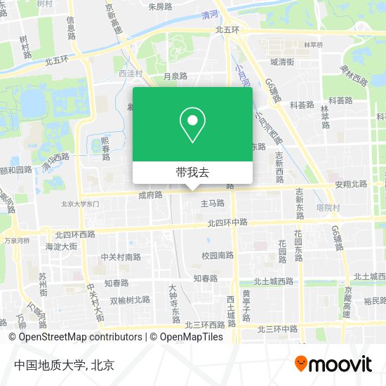 中国地质大学地图