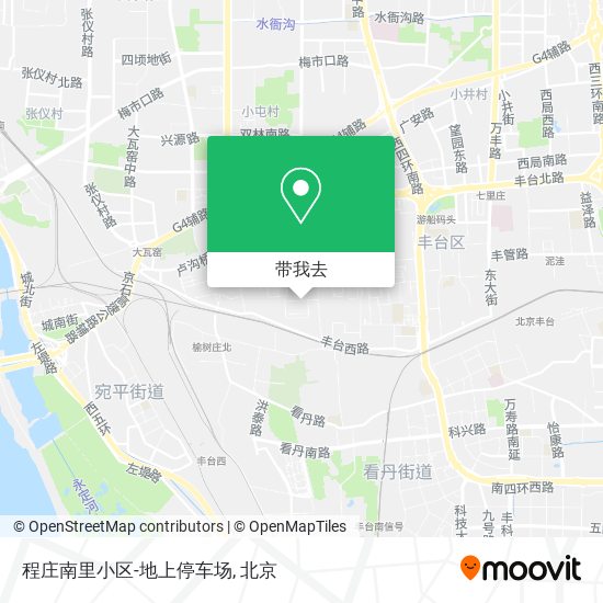 程庄南里小区-地上停车场地图