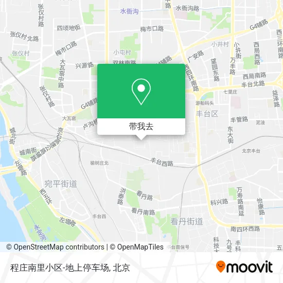 程庄南里小区-地上停车场地图