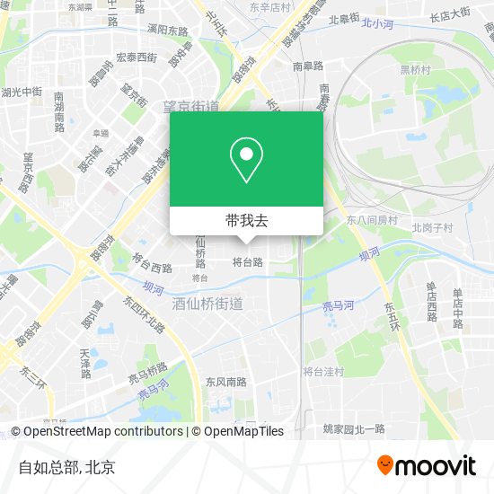 自如总部地图