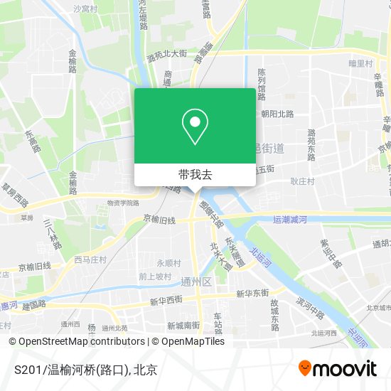 S201/温榆河桥(路口)地图