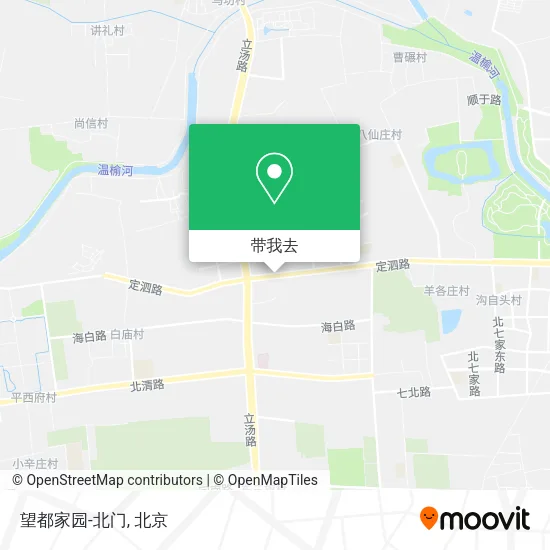 望都家园-北门地图