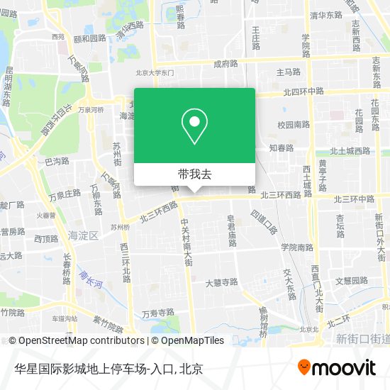 华星国际影城地上停车场-入口地图