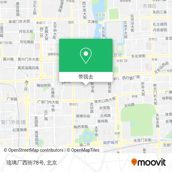 琉璃厂西街78号地图