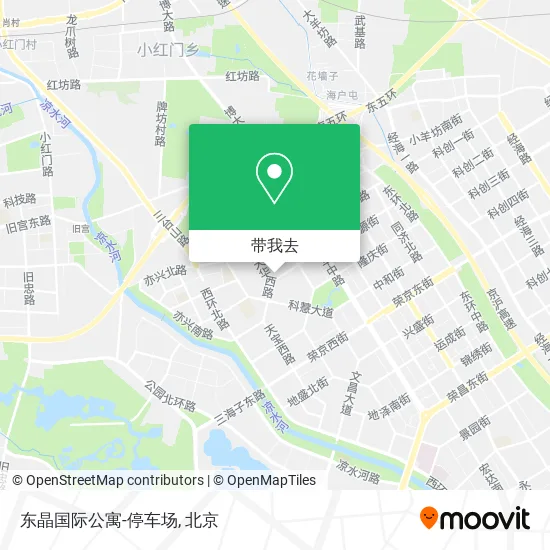 东晶国际公寓-停车场地图