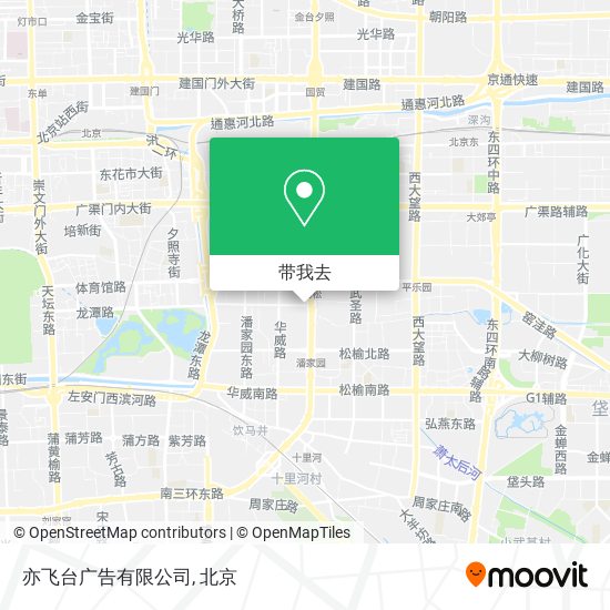 亦飞台广告有限公司地图