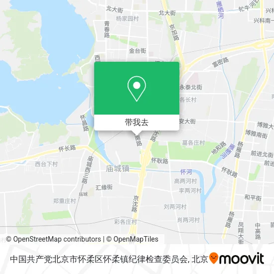 中国共产党北京市怀柔区怀柔镇纪律检查委员会地图