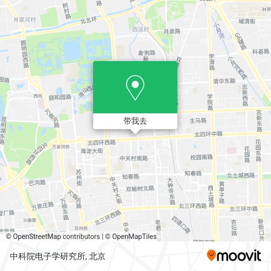 中科院电子学研究所地图