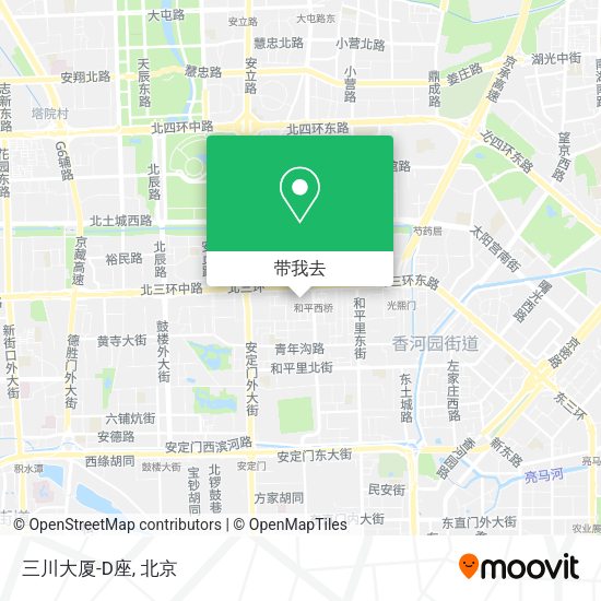 三川大厦-D座地图