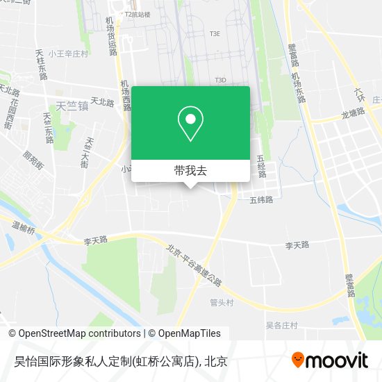昊怡国际形象私人定制(虹桥公寓店)地图