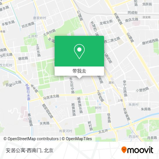 安居公寓-西南门地图
