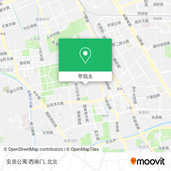 安居公寓-西南门地图