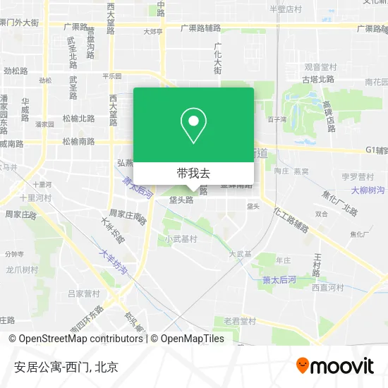 安居公寓-西门地图