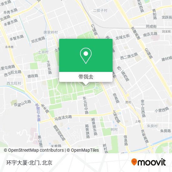 环宇大厦-北门地图