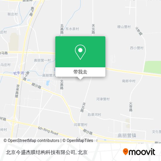 北京今盛杰膜结构科技有限公司地图