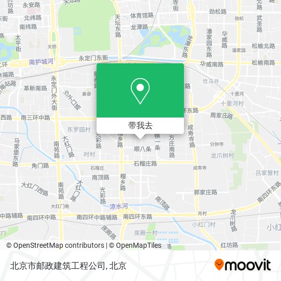 北京市邮政建筑工程公司地图