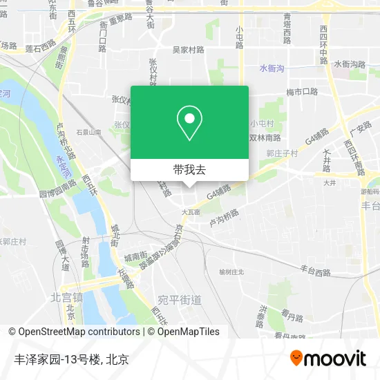 丰泽家园-13号楼地图