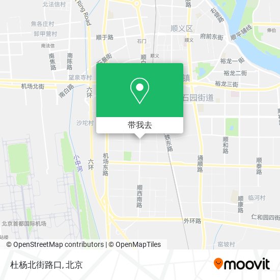 杜杨北街路口地图