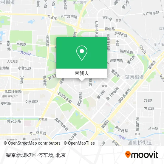 望京新城k7区-停车场地图