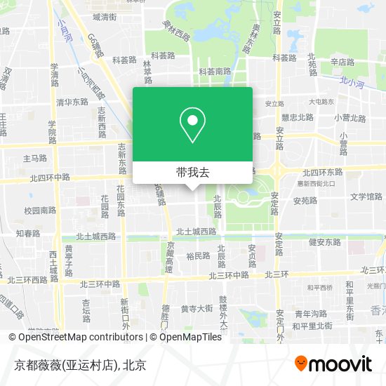 京都薇薇(亚运村店)地图