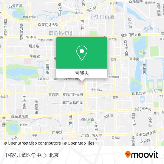 国家儿童医学中心地图