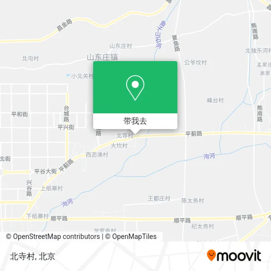 北寺村地图