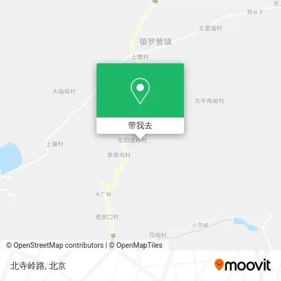 北寺岭路地图
