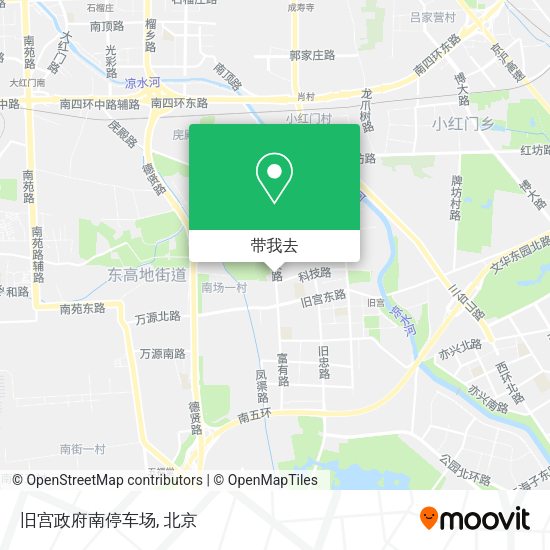 旧宫政府南停车场地图