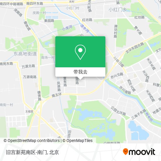 旧宫新苑南区-南门地图