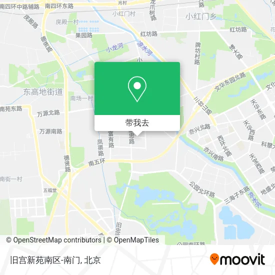 旧宫新苑南区-南门地图