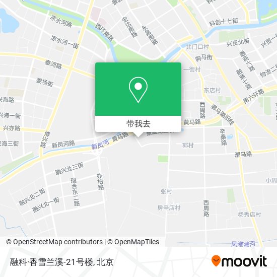 融科·香雪兰溪-21号楼地图