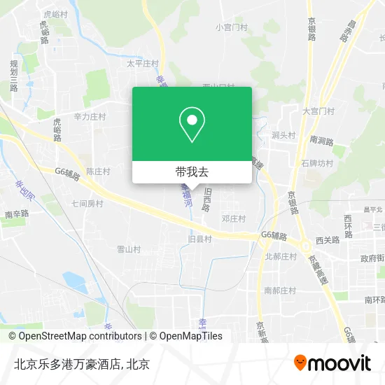 北京乐多港万豪酒店地图