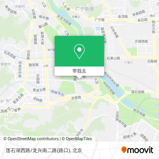 莲石湖西路/龙兴南二路(路口)地图
