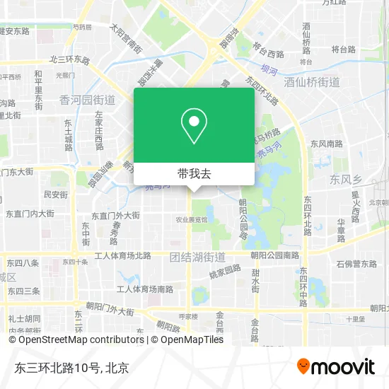 东三环北路10号地图