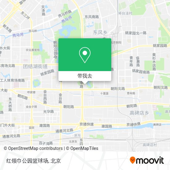 红领巾公园篮球场地图