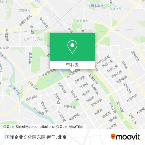 国际企业文化园东园-南门地图