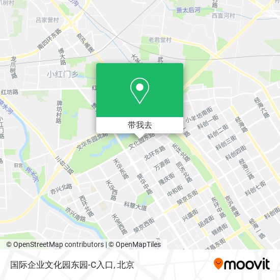 国际企业文化园东园-C入口地图