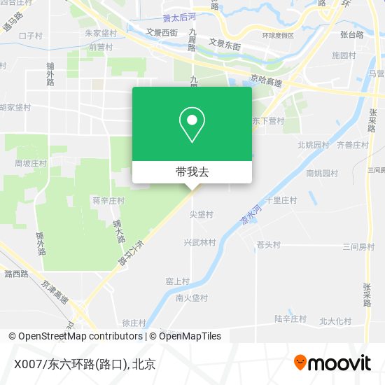 X007/东六环路(路口)地图